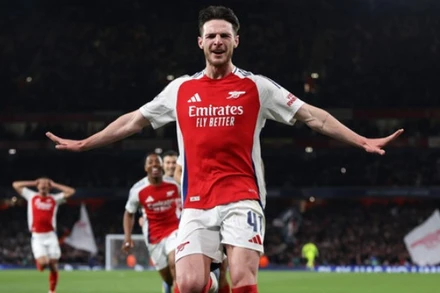 Arsenal đang đứng trước thử thách lớn để vào chung kết Champions League. (Ảnh: TTXVN) 