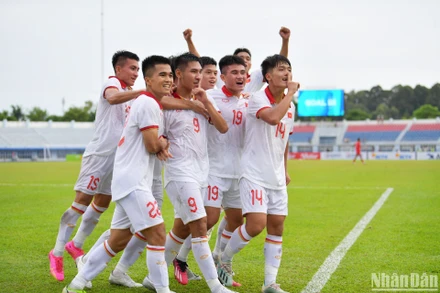[Ảnh] U23 Việt Nam mở rộng cánh cửa đi tiếp vào bán kết