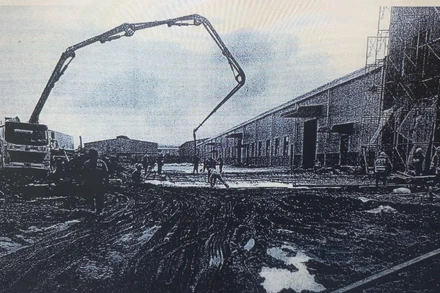 Công trình xây dựng không phép của Công ty TNHH KSM Eng Vina.