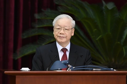 [Ảnh] Phiên bế mạc Hội nghị lần thứ 8 Ban Chấp hành Trung ương Đảng khóa XIII