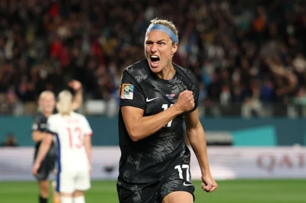 Hannah Wilkinson ghi bàn thắng duy nhất ấn định chiến thắng sát nút cho tuyển nữ New Zealand. (Ảnh: Getty)