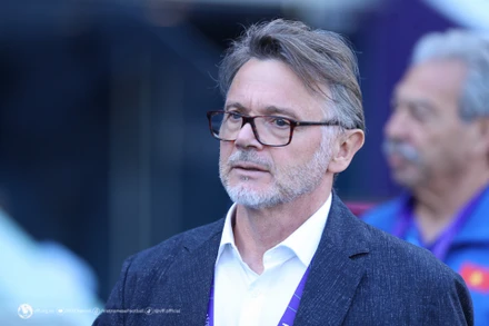 Huấn luyện viên Philippe Troussier tại Vòng chung kết Asian Cup 2023 cùng đội tuyển Việt Nam. (Ảnh: VFF)
