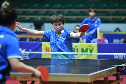 [Ảnh] Giằng co hấp dẫn, Thành phố Hồ Chí Minh bảo vệ "ngôi hậu" nội dung đồng đội nữ