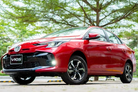 Mẫu xe Toyota Vios. 