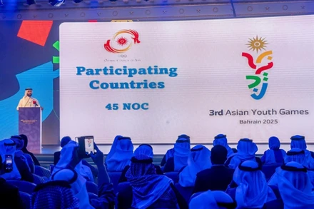 Buổi lễ công bố Đại hội thể thao thanh thiếu niên châu Á lần thứ 3. 