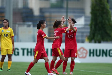 Thành phố Hồ Chí Minh I giành chiến thắng đậm 5-1. (Ảnh: VFF)