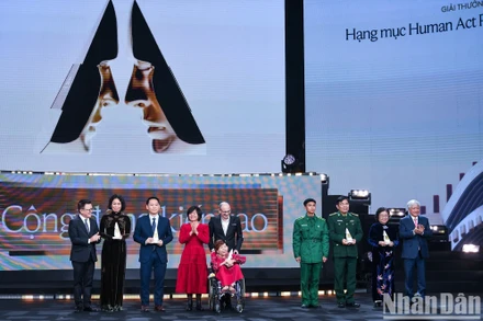 5 dự án xuất sắc giành Giải Human Act Prize. (Ảnh: THÀNH ĐẠT)