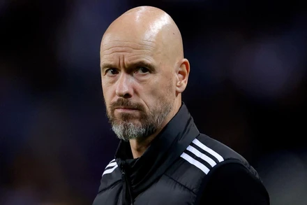 Huấn luyện viên Erik ten Hag bị sa thải sau khi đưa Man United vào chuỗi thành tích bết bát. (Ảnh: Reuters)