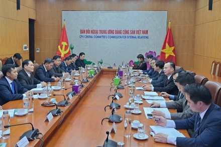 Quang cảnh buổi hội đàm.