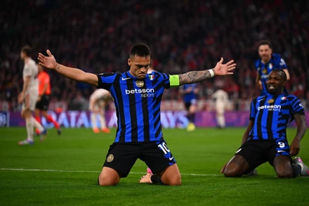 Lautaro Martinez mở tỷ số cho Inter Milan. (Ảnh: IMFC)