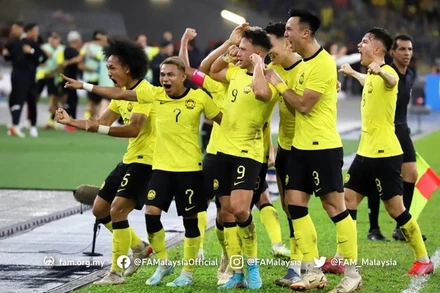 Đội tuyển Malaysia tiến vào bán kết AFF Cup 2022. (Ảnh: FAM)