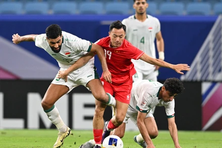 Đội tuyển U23 Việt Nam từng lọt vào tứ kết tại giải U23 châu Á 2024 và dừng bước sau khi để thua U23 Iraq với tỷ số 0-1. (Ảnh: VFF)