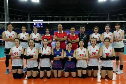 Đội tuyển Việt Nam vẫn đang bất bại tại AVC Challenge Cup 2024. (Ảnh: AVC)