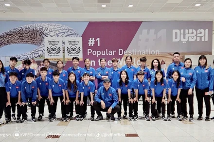 Các thành viên đội tuyển U16 nữ Việt Nam tham dự giải đấu giao hữu tại Thổ Nhĩ Kỳ. (Ảnh: VFF)