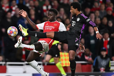 Arsenal và Bayern đều tạo ra điểm nhấn của trận đấu. (Ảnh: Fcbayern)