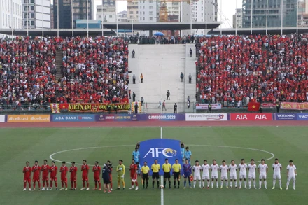 [Ảnh] U22 Việt Nam không thể bảo vệ ngôi vô địch tại SEA Games 32