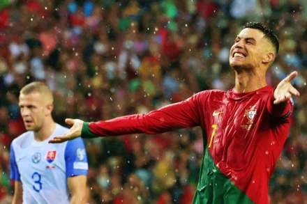 Ronaldo đang có phong độ rất cao. (Ảnh: Reuters)