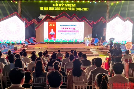 Quang cảnh Lễ Kỷ niệm 190 năm Danh xưng Phù Cát. 