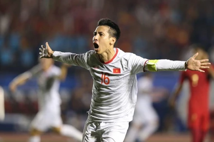 Đội trưởng đội tuyển Việt Nam Đỗ Hùng Dũng. (Ảnh: VFF)