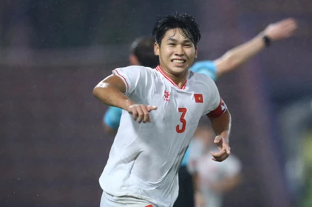 Đội trưởng Lê Huy Việt Anh của đội tuyển U17 Việt Nam. (Ảnh: VFF)