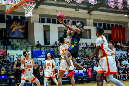 Saigon Heat nhọc nhằn vượt qua Danang Dragons. (Ảnh: VBA)