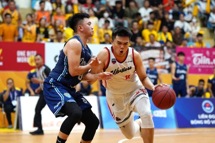 Thang Long Warriors khó khăn trong việc tranh Top 4 đội mạnh tại VBA 2022. (Ảnh: VBA)