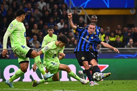 Hai đội đã cống hiến cho người xem màn rượt đuổi tỷ số đầy hấp dẫn. (Ảnh: Inter Milan FC)