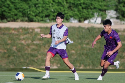 U23 Việt Nam sẵn sàng cho trận đấu tiếp theo. (Ảnh: VFF)