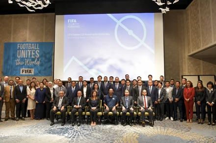 Các đại biểu tham dự Hội thảo FIFA Forward 3.0. 
