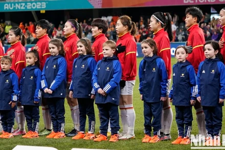 Đội tuyển nữ Việt Nam lần đầu dự World Cup nữ 2023 diễn ra tại Australia và New Zealand. (Ảnh: ĐỖ ĐẠT)