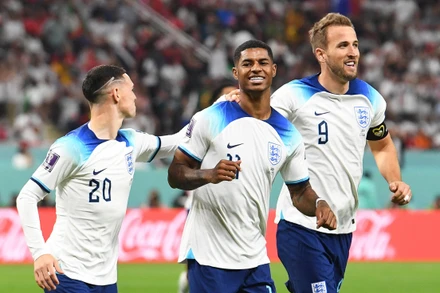 Đội tuyển Anh đang dẫn đầu bảng B với hiệu số ấn tượng. (Ảnh: FIFA)