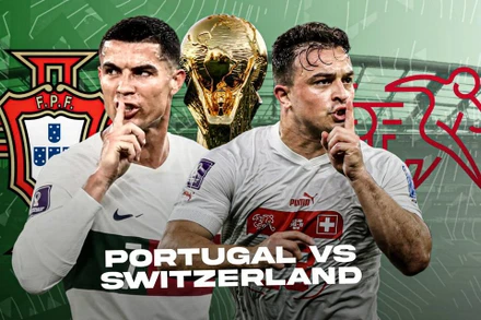 Đội tuyển Bồ Đào Nha tranh suất tứ kết cuối cùng với Thụy Sĩ. (Ảnh: KhelNow)