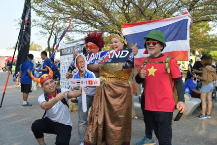 [Ảnh] Không khí sôi động trước trận chung kết lượt về AFF Cup 2022