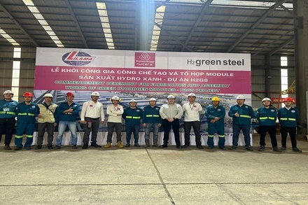 Khởi công gia công chế tạo và tổ hợp module sản xuất Hydro xanh - Dự án Hydrogreen steel project.