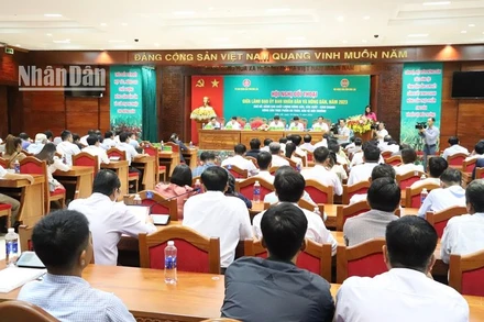 Quang cảnh buổi đối thoại.