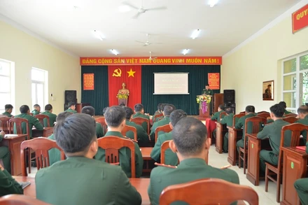 Quang cảnh buổi khai mạc lớp tập huấn.