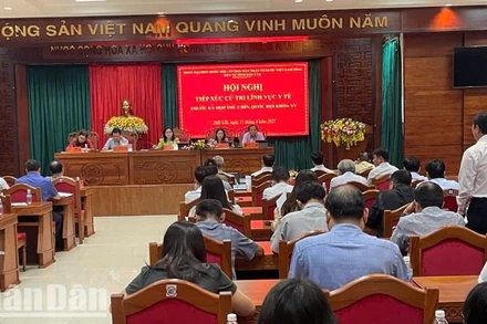 Đoàn đại biểu Quốc hội khóa XV tỉnh Đắk Lắk tiếp xúc cử tri chuyên đề về y tế trước kỳ họp thứ 9, Quốc hội khóa XV.