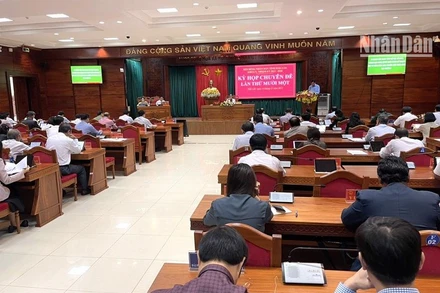 Quang cảnh kỳ họp.