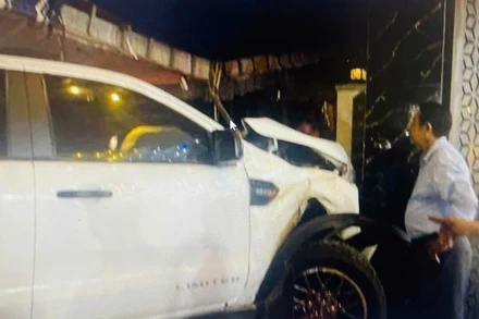 Hiện trường vụ tai nạn. Ảnh: CTV.