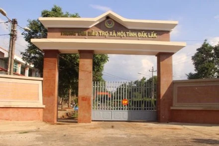 Trung tâm Bảo trợ xã hội tỉnh Đắk Lắk , nơi xảy ra vụ việc.