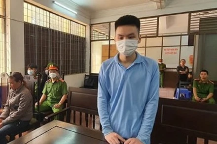 Bị cáo Lâm tại phiên tòa.