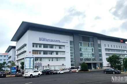 Bệnh nhân P.T.H.H đang được điều trị tại Bệnh viện đa khoa vùng Tây Nguyên.