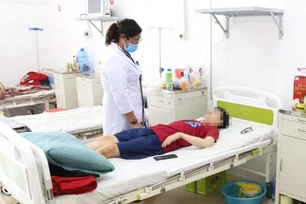 Các bệnh nhân đang điều trị tại Bệnh viện đa khoa vùng Tây Nguyên.