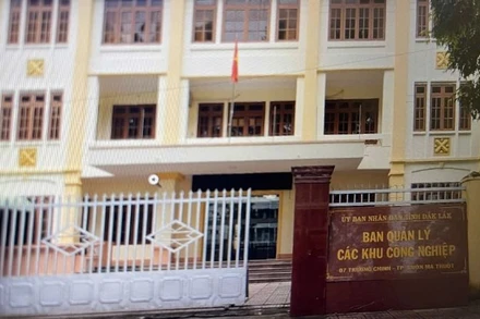 Ban Quản lý các khu công nghiệp tỉnh Đắk Lắk, nơi ông Bùi Văn Từ công tác.