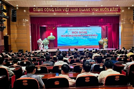 Hội nghị công bố điều chỉnh Quy hoạch chung thị xã Quảng Yên đến năm 2040.