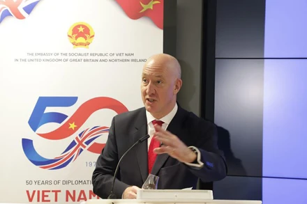 Ông Mark Kent, Chủ tịch Mạng lưới Hữu nghị Anh-Việt Nam (VUKN). (Ảnh: TTXVN) 