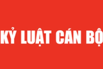 Thi hành kỷ luật nguyên Phó Chủ tịch UBND tỉnh Bình Thuận