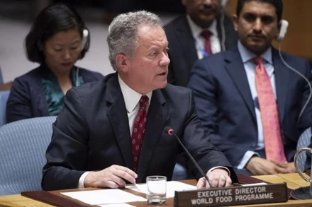 Giám đốc điều hành Chương trình Lương thực thế giới (WFP) của Liên hợp quốc David Beasley. (Ảnh: AP)