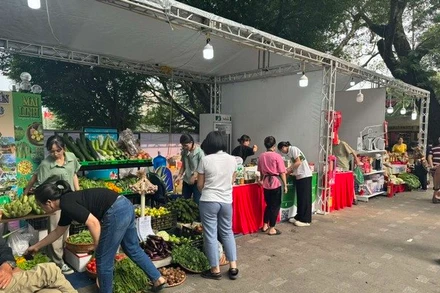 Để người dân xứng đáng được hưởng những giá trị thật từ không gian phố đi bộ Hồ Gươm chứ không phải không gian như những phiên chợ "nhếch nhác" làm xấu đi hình ảnh Hồ Gươm trong mắt du khách trong và ngoài nước. (Ảnh: VGP)