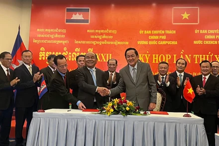 Hai bên thống nhất phương hướng, nội dung hợp tác mùa khô 2023-2024, thực hiện ký kết Biên bản lần thứ XXII.